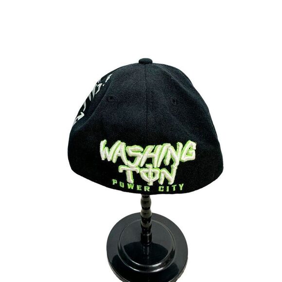 Old Glory Original Monster Washington DC Power City Fitted Hat Size M Signed - Picture 2 of 12